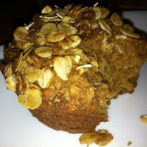 Whole Wheat Oatmeal Applesauce&nbsp;Muffins