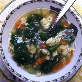 Vegetable Egg Drop&nbsp;Soup