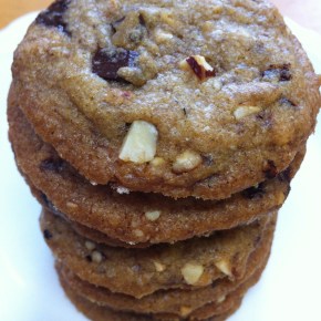 Dark Chocolate Chunk Hazelnut Cookies {Dairy&nbsp;Free}