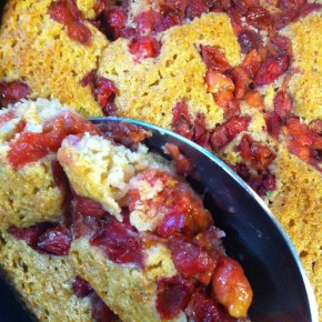 Skillet Cherry Cobbler {Whole Wheat and Dairy&nbsp;Free}