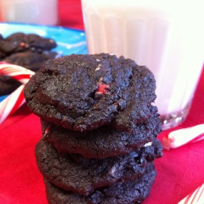 Dark Chocolate Peppermint Cookies&nbsp;{gluten-free}