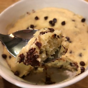 Gluten and Dairy Free Chocolate Chip Mug Cake {cooks in 1&nbsp;minute!}