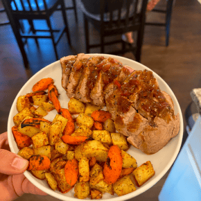 Apricot Balsamic Glazed Pork&nbsp;Tenderloin